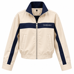 SAINT LAURENT | Colorblock Jacket – Beige & Navy