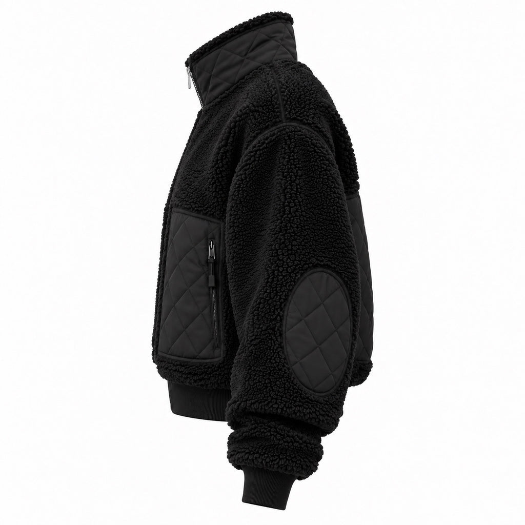 ALO Sherpa Edge Bomber Jacket – Black